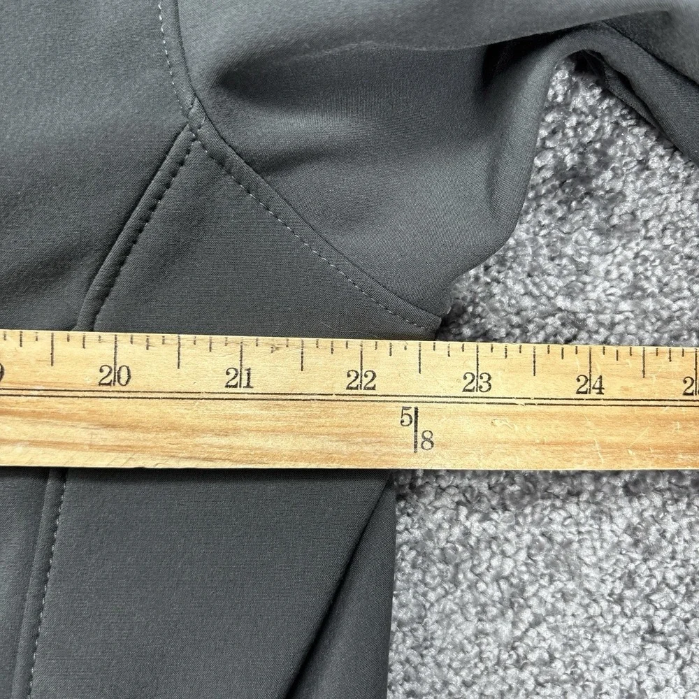 The North Face Apex Jacket Mens Large Gray Black Windbreaker Full Zip Outdoor